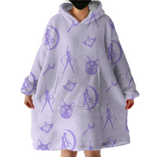 Load image into Gallery viewer, Sailor Moon Inspired Hoodie blanket
