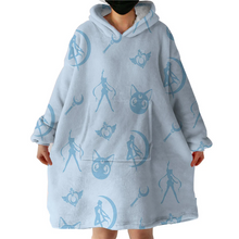 Load image into Gallery viewer, Sailor Moon Inspired Hoodie blanket
