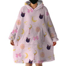 Load image into Gallery viewer, New Sailor Moon Inspired Hoodie Blanket
