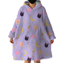 Load image into Gallery viewer, New Sailor Moon Inspired Hoodie Blanket
