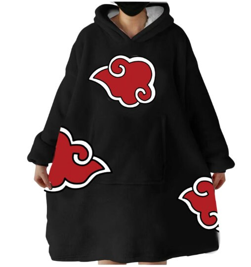 Anime Cloud Inspired Hoodie Akatsuki