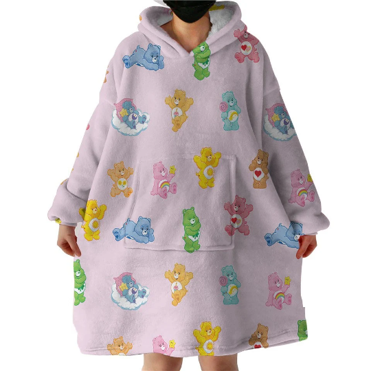 Care Bears Inspired Hoodie blanket