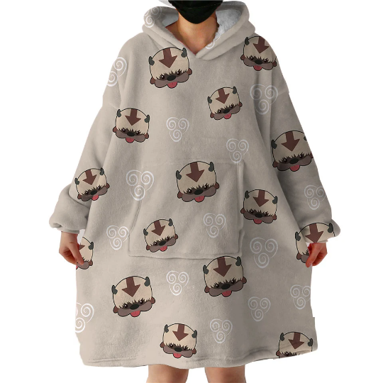 ATLA Avatar Appa Hoodie Blanket